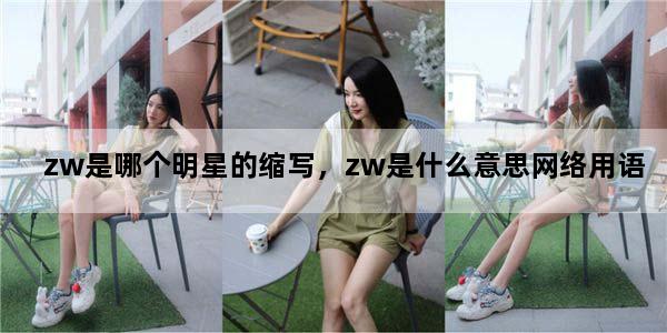 zw是哪个明星的缩写，zw是什么意思网络用语