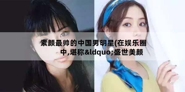 素颜最帅的中国男明星(在娱乐圈中,堪称“盛世美颜”最好看的,男明星都有谁)